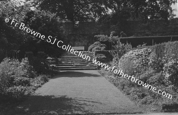 LISMORE CASTLE  IN THE FLOWER GARDEN